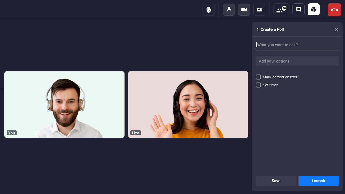 Go live with VideoSDK