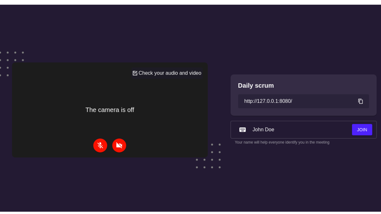 Go live with VideoSDK