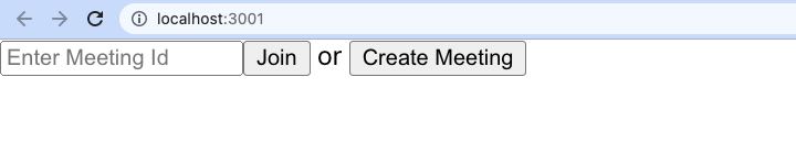 VideoSDK React JS Quick Start Join Screen